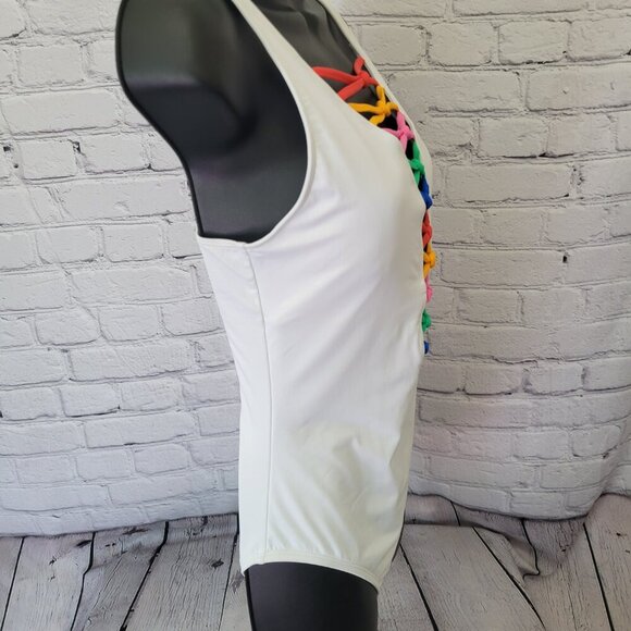 Bleu by Rod Beattie Women's Core-Lace-Down Mio One-Piece Swimsuit - Picture 5 of 8